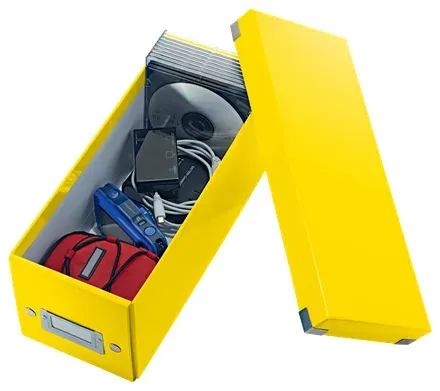 LEITZ Krabice na CD Click&Store, žlutá
