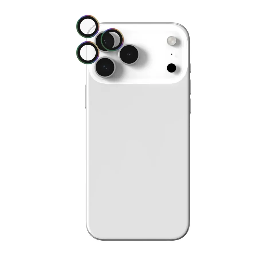 ZAGG Ochranná čočka Premium pro Apple iPhone 17 Pro/Pro Max/16 Pro/Pro Max/15 Pro/Pro Max - duhová