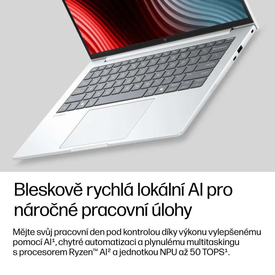 HP NTB EliteBook 8 G2a 14" RAI5-435 WUXGA 400 IR 5MP,1x16GB,512GB,WiFi7,BT,FpS,bckl kbd,bez adapteru,Win11Pro