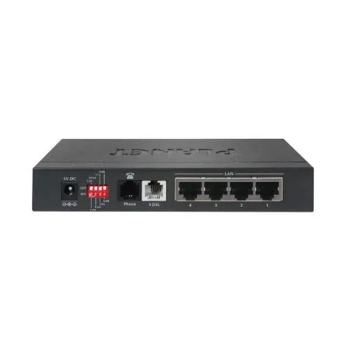 Planet VC-234 Ethernet po VDSL bridge, 4x 10/100/1000 RJ45 na pár VDSL/VDSL2, do 1,4km, 30a profil