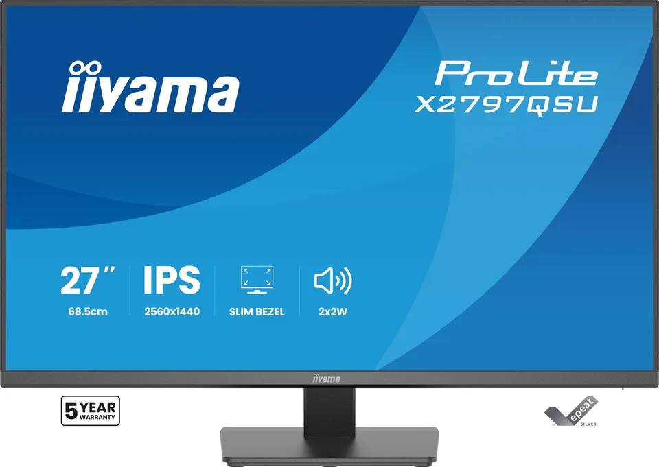 iiyama ProLite/X2797QSU-B1/27"/IPS/QHD/75Hz/1ms/Černá/5R