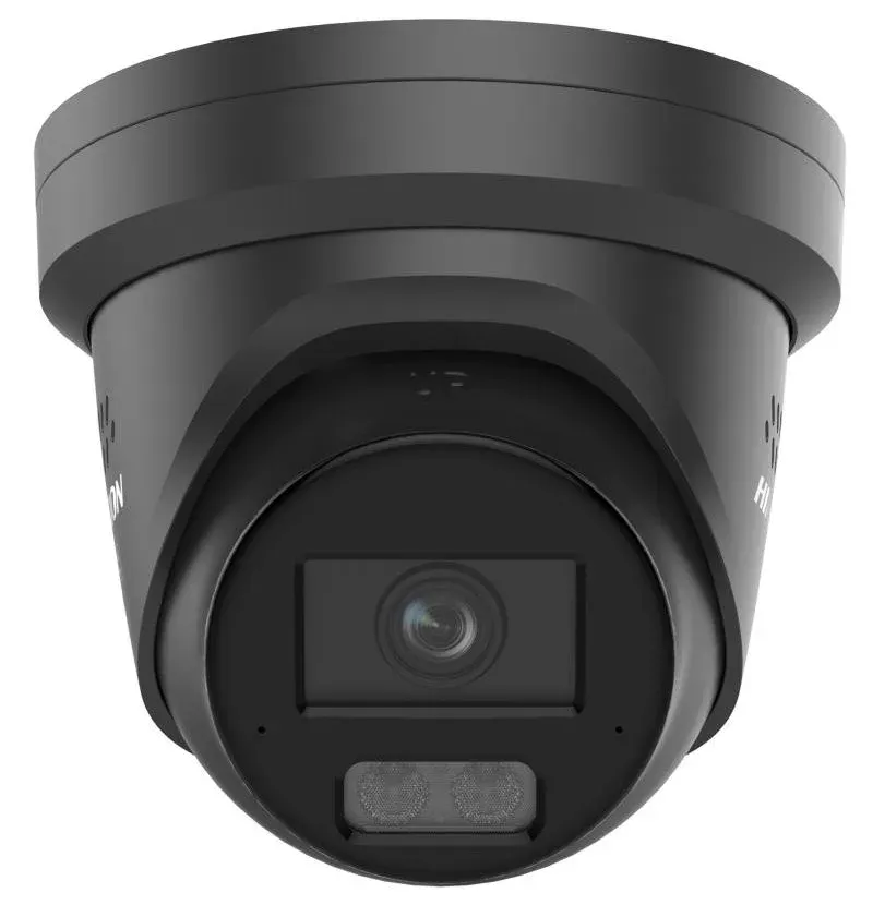 Hikvision DS-2CD2347G3-LIS2UY/SL(2.8mm)/BLACK 4MPix IP Turret Hybrid ColorVu kamera; LED/IR 30m, 130dB, Mikrofon, IP67
