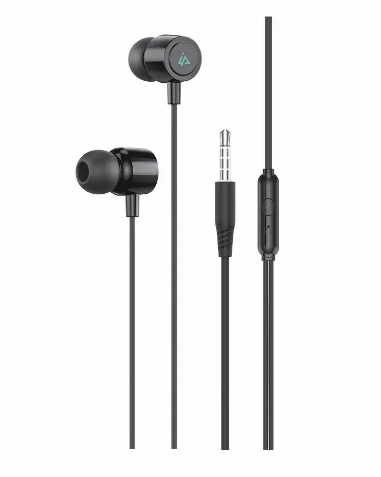 DRÁTOVÁ SLUCHÁTKA 3,5MM JACK ČERNÁ