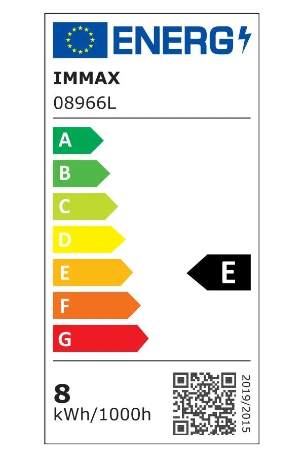 IMMAX LED stolní lampička Kingfisher/ Qi nabíjení/ 8,5W/ 400lm/ 12V/2,5A/ 3 barvy světla/ sklápěcí rameno/ bílá
