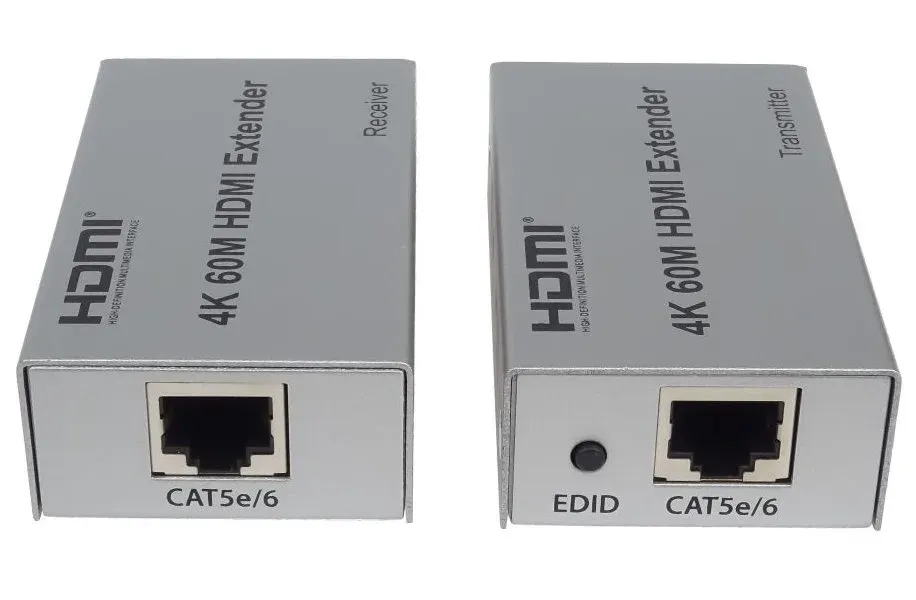 PremiumCord 4K HDMI extender na 60m přes jeden kabel Cat5e/Cat6