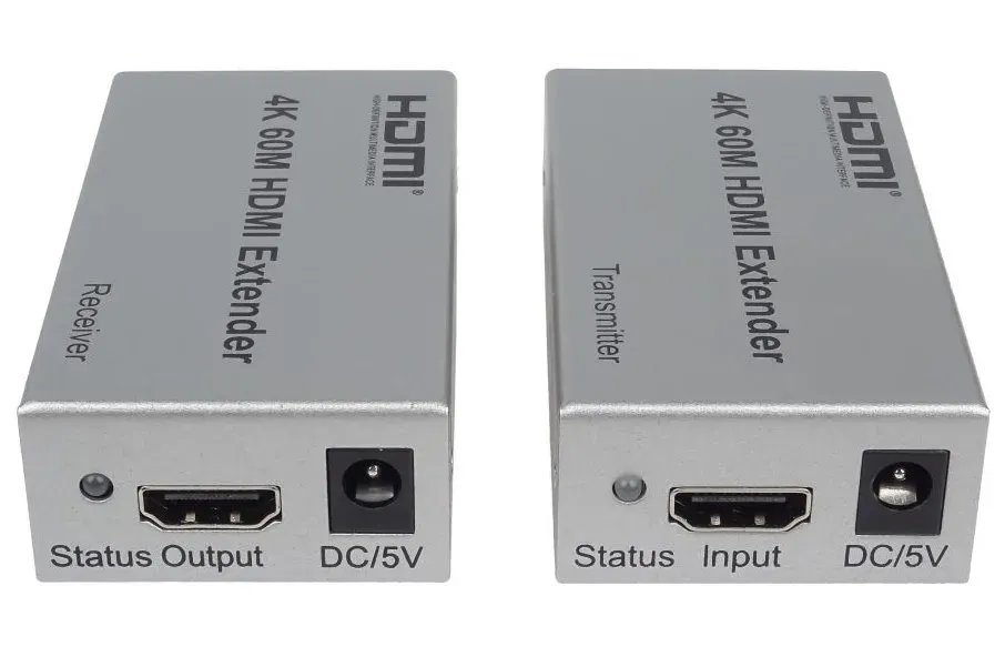 PremiumCord 4K HDMI extender na 60m přes jeden kabel Cat5e/Cat6