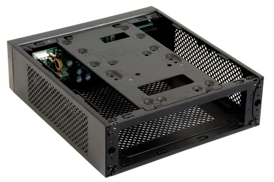 CHIEFTEC skříň Compact Series/mini ITX, IX-01B-OP, Black, bez zdroje