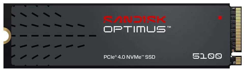 SANDISK OPTIMUS 5100 SSD NVMe 1TB PCIe, Gen4, (R:6700, W:7100MB/s)
