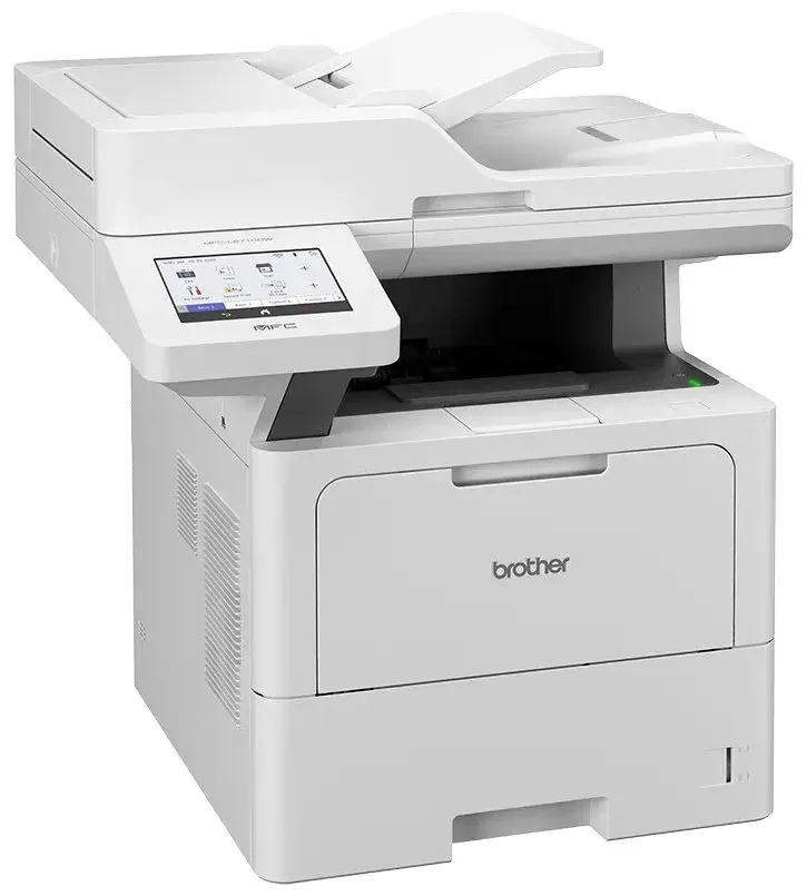 Brother MFC-L6710DW – černobílá laserová multifunkce A4 s faxem, 50 str./min, duální skener, ADF 70 listů, Wi-Fi a Ethernet
