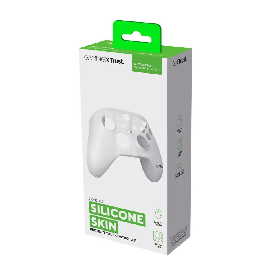 TRUST Obal na ovladač GXT 749 Controller Silicon Skins for Xbox, průhledná