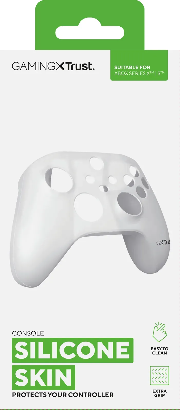 TRUST Obal na ovladač GXT 749 Controller Silicon Skins for Xbox, průhledná