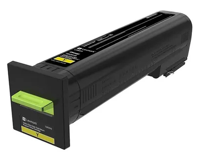 Lexmark CS820 Yellow Extra High Yield Return Program Toner Cartridge - 22 000 st