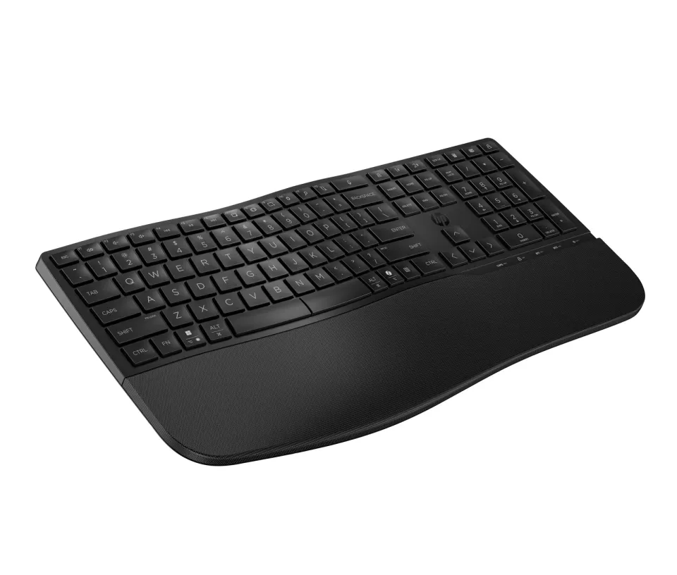 HP 680 Comfort Dual-Mode Keyboard- bezdrátová ergonomická klávesnice CZ/SK