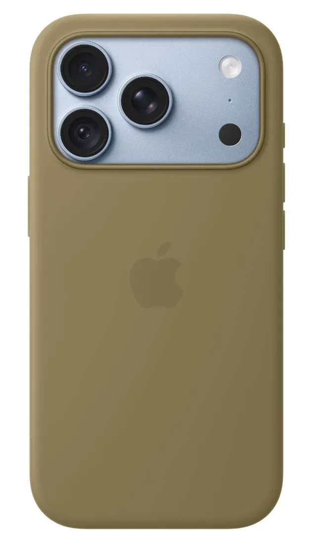 iPhone 18 Pro Silicone Case with MS - Olive