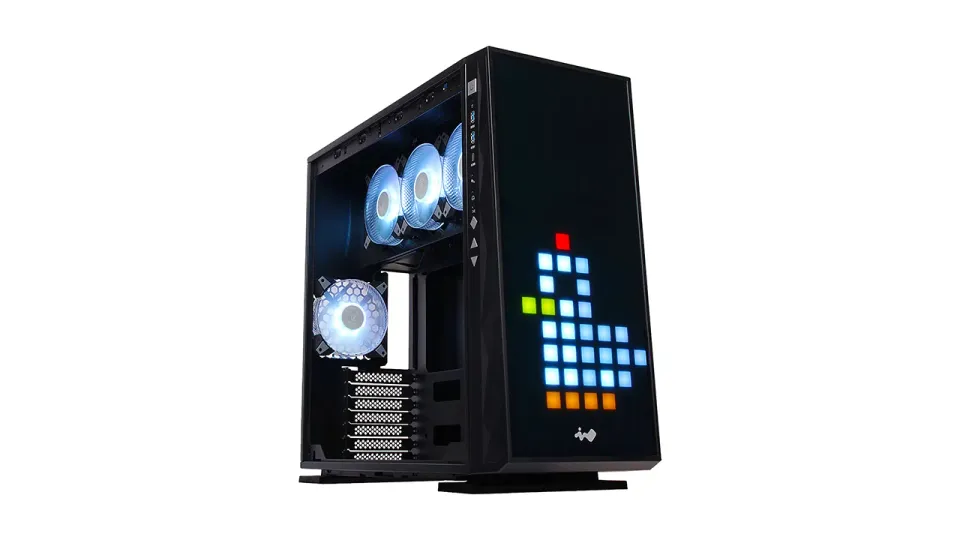 In Win 309/Midi Tower/Transpar./Černá