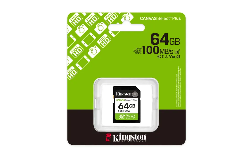 KINGSTON SD card SDXC 64GB Canvas Select Plus