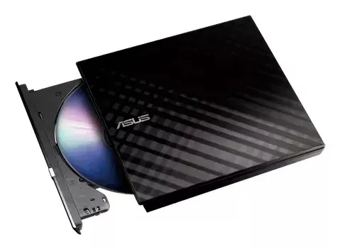 ASUS DVD Writer SDRW-08D2S-U LITE/BLACK, External Slim DVD-RW, black, USB