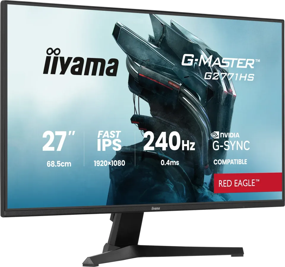 iiyama G-Master/G2771HS-B1/27"/IPS/FHD/240Hz/0,4ms/Černá/3R