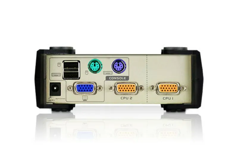 ATEN KVM switch CS-82U PS/2+USB 2PC včetně kabeláže 1,2m