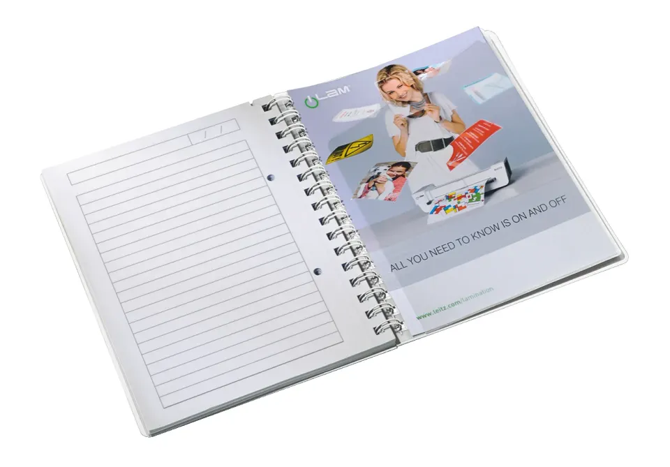 LEITZ Blok WOW A5, PP, linka, modrá