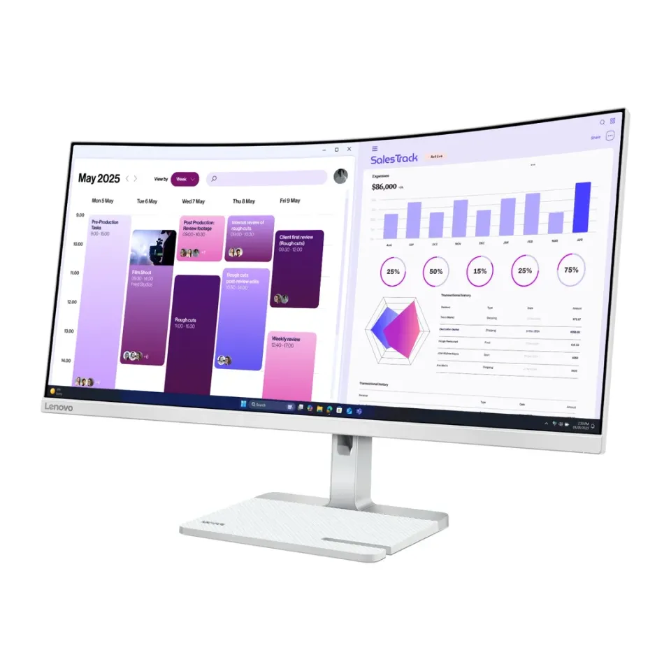 Lenovo/L34W-4C/34"/VA/UWQHD/120Hz/1ms/Šedá/3R
