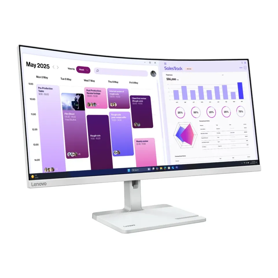Lenovo/L34W-4C/34"/VA/UWQHD/120Hz/1ms/Šedá/3R
