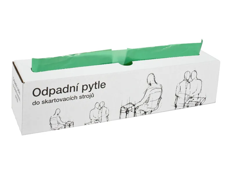 AVELI Odpadní pytle pro skartovače typ I, zelené