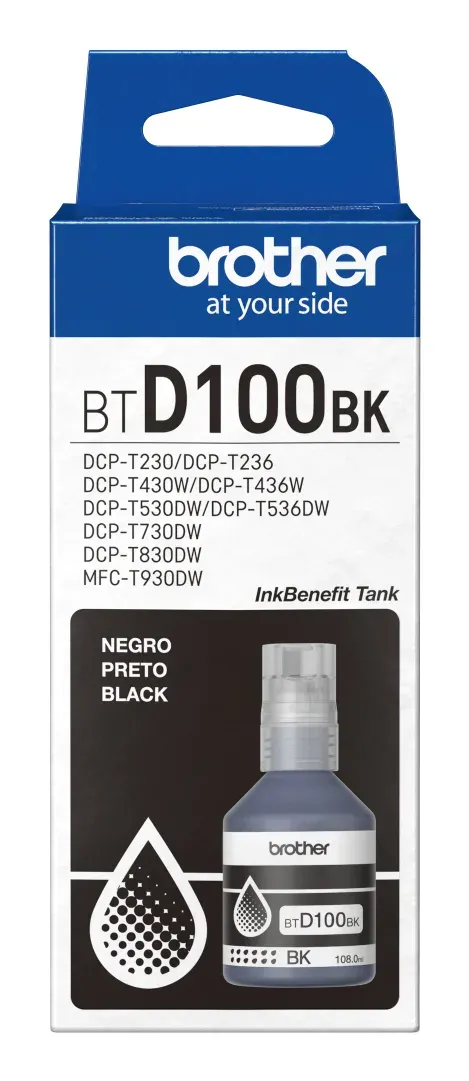 Brother BT-D100BK (inkoust black, 7 500 str.)