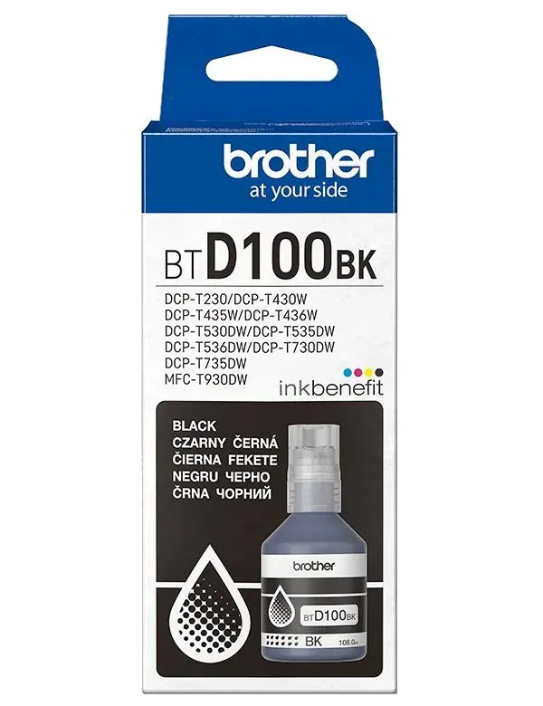 Brother BT-D100BK (inkoust black, 7 500 str.)