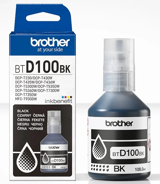 Brother BT-D100BK (inkoust black, 7 500 str.)