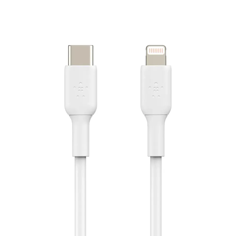 Belkin BOOST CHARGE Lightning/USB-C kabel, 1m, bílý