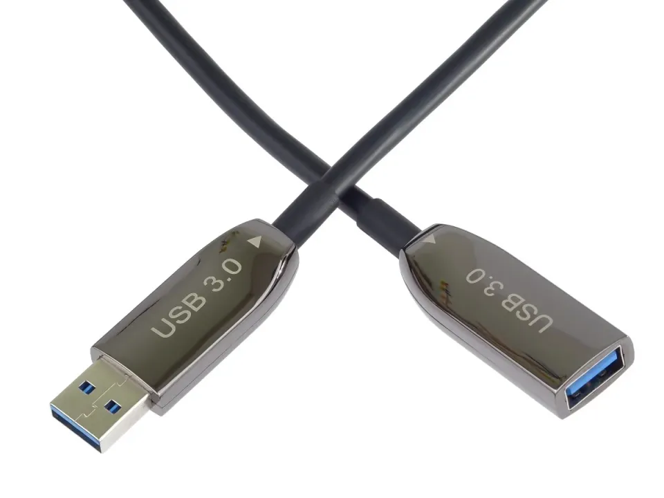 PremiumCord USB 3.0 prodlužovací optický AOC kabel A/Male - A/Female 15m