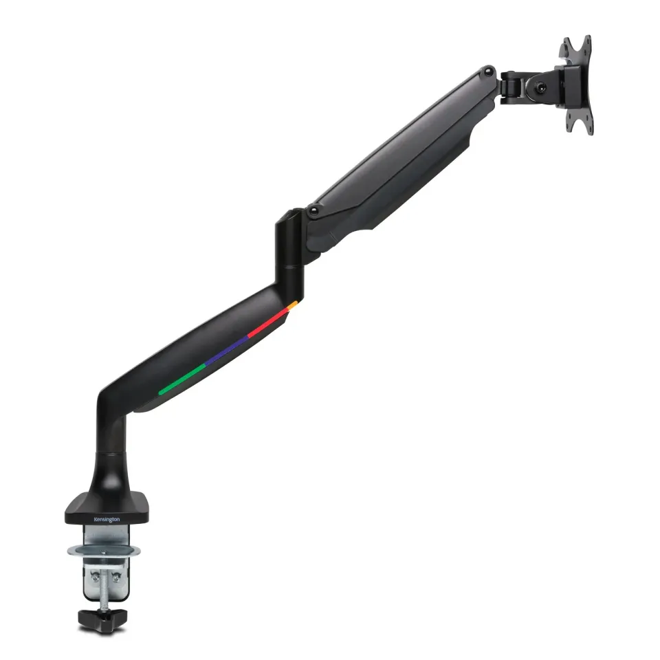 Kensington One-Touch Height Adjustable Single Monitor Arm - Black