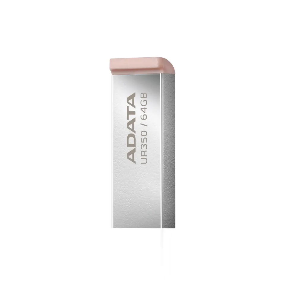 ADATA Flash Disk 64GB UR350, USB 3.2 Dash Drive, kov hnědá