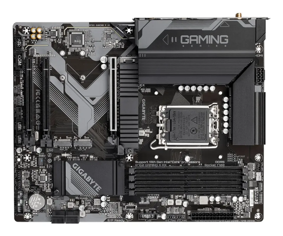 GIGABYTE MB Sc LGA1700 B760 GAMING X AX, Intel B760, 4xDDR5, 1xDP, 1xHDMI, WI-FI