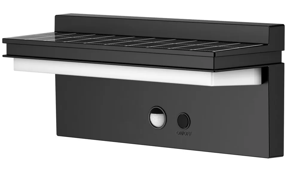 IMMAX SUN DOWN venkovní solární nástěnné LED osvětlení IP44, 900lm PIR senzor
