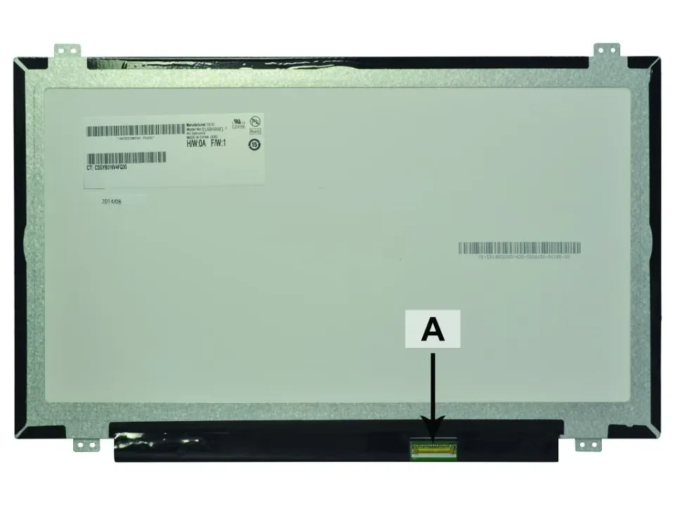 2-Power náhradní LCD panel pro notebook 14.0 WUXGA 1920X1080 LED matný w/IPS 30p
