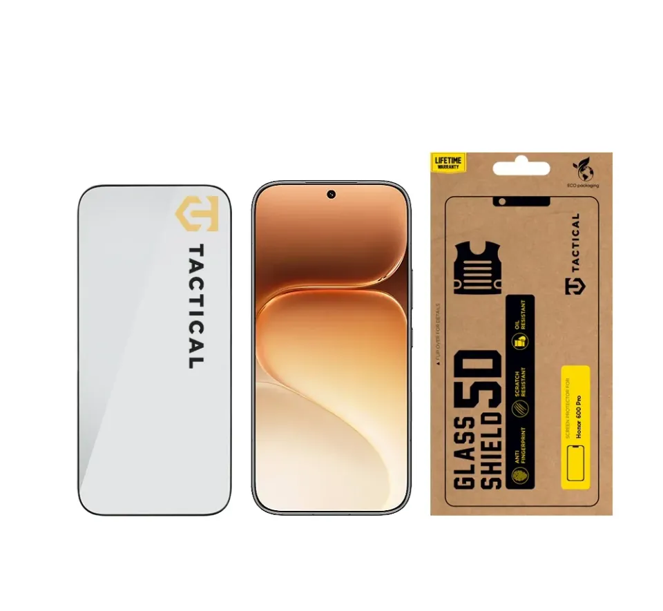 Tactical Glass Shield 5D sklo pro Honor 600 Pro Black