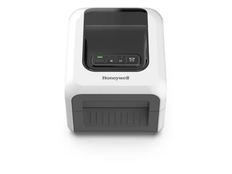 Honeywell PC42E-D – stolní tiskárna etiket, přímý termotisk, 203 dpi, USB a Ethernet, bílá