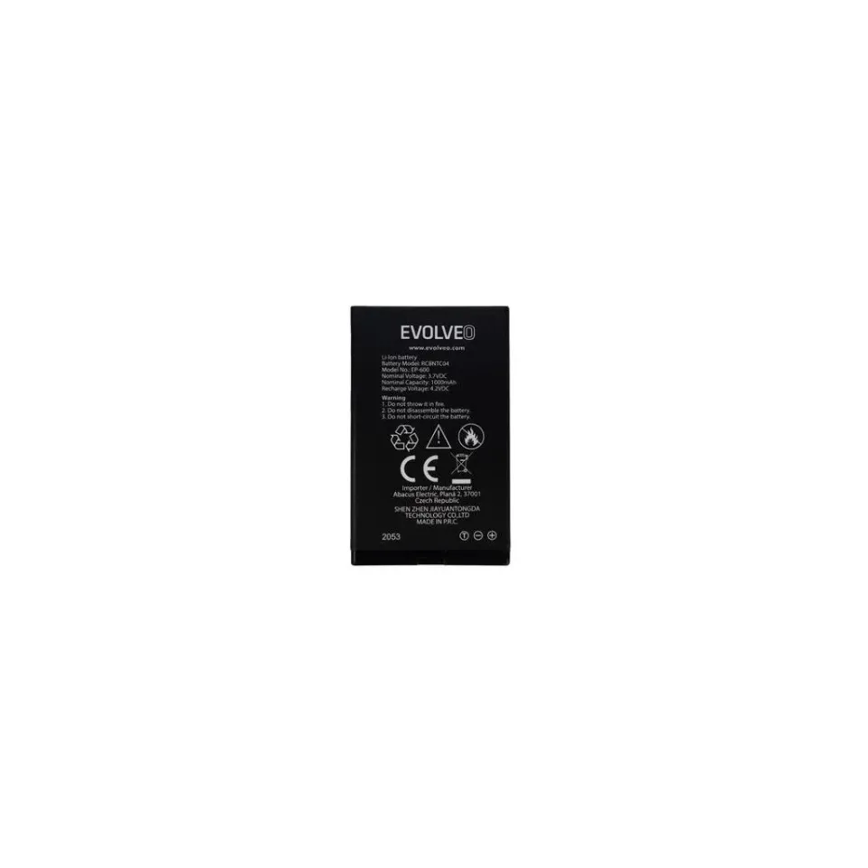 EVOLVEO orig. baterie 1000 mAh pro EasyPhone XD/XR (EP-600/601)