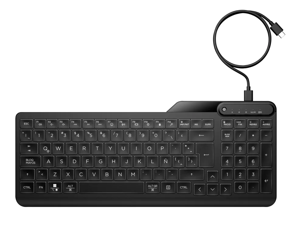 HP 400/Drátová USB/Černá