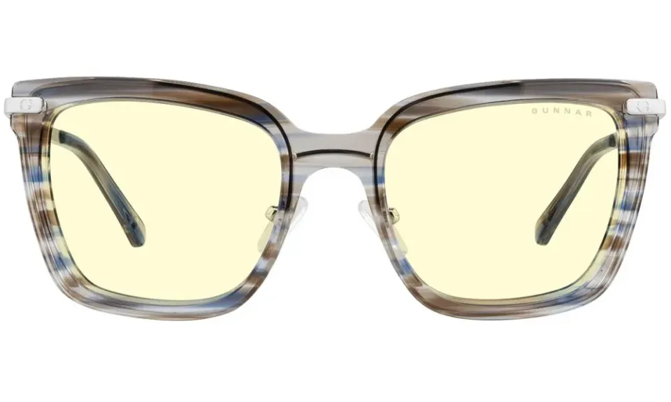 GUNNAR kancelářske/herní brýle KAIA BLUE RIBBON jantarová skla BLF 65 GUNNAR focus