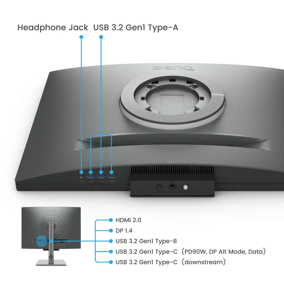 BenQ LCD LED RD280U 28,2" IPS/3840x2560/5ms/DP/HDMI/2xUSB-C/3xUSB 3.2/Daisy Chai