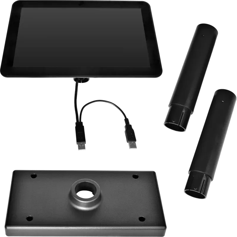 Virtuos 10,1" LCD barevný zákaznický monitor SD1010R, USB, černý