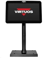 Virtuos 10,1" LCD barevný zákaznický monitor SD1010R, USB, černý