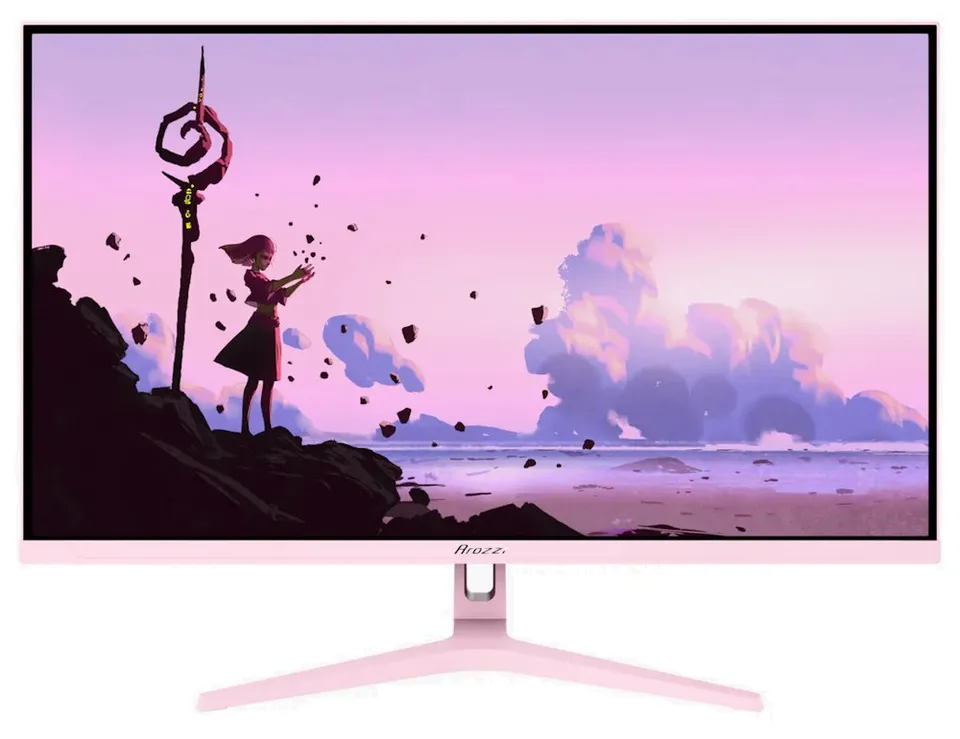 AROZZI NOVA herní monitor 32" 32T2K180 Pink/ LED/ 2560x1440/ 180Hz/ IPS/ 1000:1/ 1ms/ 2xHDMI/ DP/ růžový
