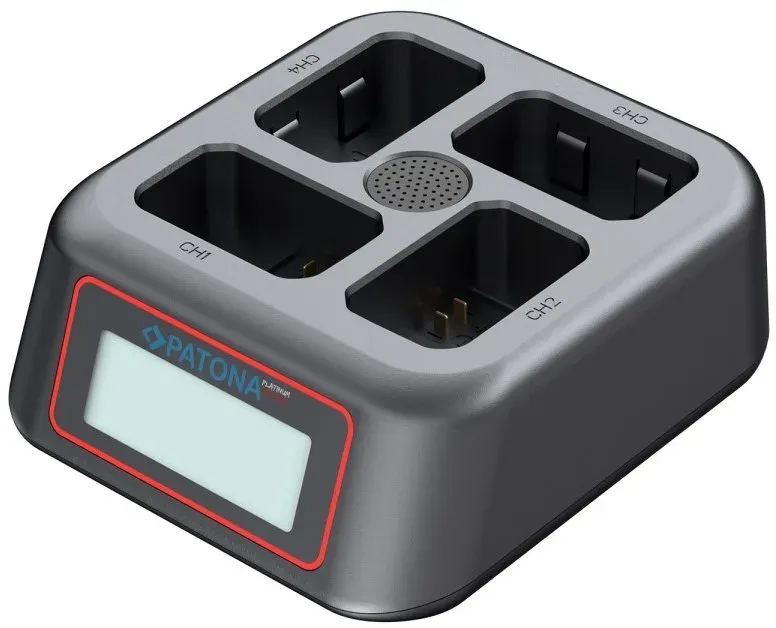 PATONA nabíječka 4-port pro Foto Sony NP-FW50, Power delivery, USB-C