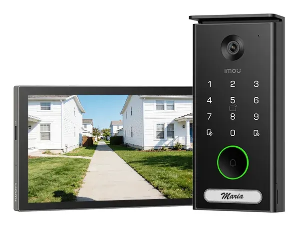 Imou chytrý domácí interkom VDP7/ Wi-Fi/ 5Mpix/ 7" dotykový display/ H.265/ černý/ CZ app