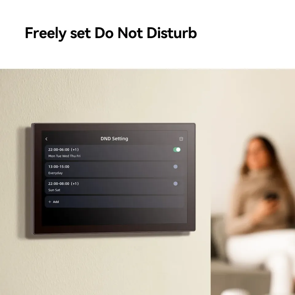 Imou chytrý domácí interkom VDP7/ Wi-Fi/ 5Mpix/ 7" dotykový display/ H.265/ černý/ CZ app