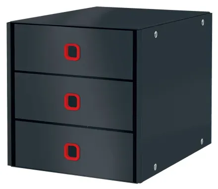 LEITZ Zásuvkový box Click&Store COSY, 3 zásuvky, sametově šedá